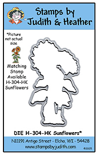 NEW DIE H-304-HK Sunflowers